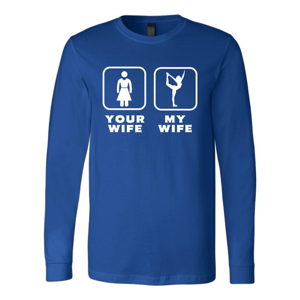 Iceskating - Your wife My wife - Father's Day Sport Shirt-T-shirt-Teelime | shirts-hoodies-mugs