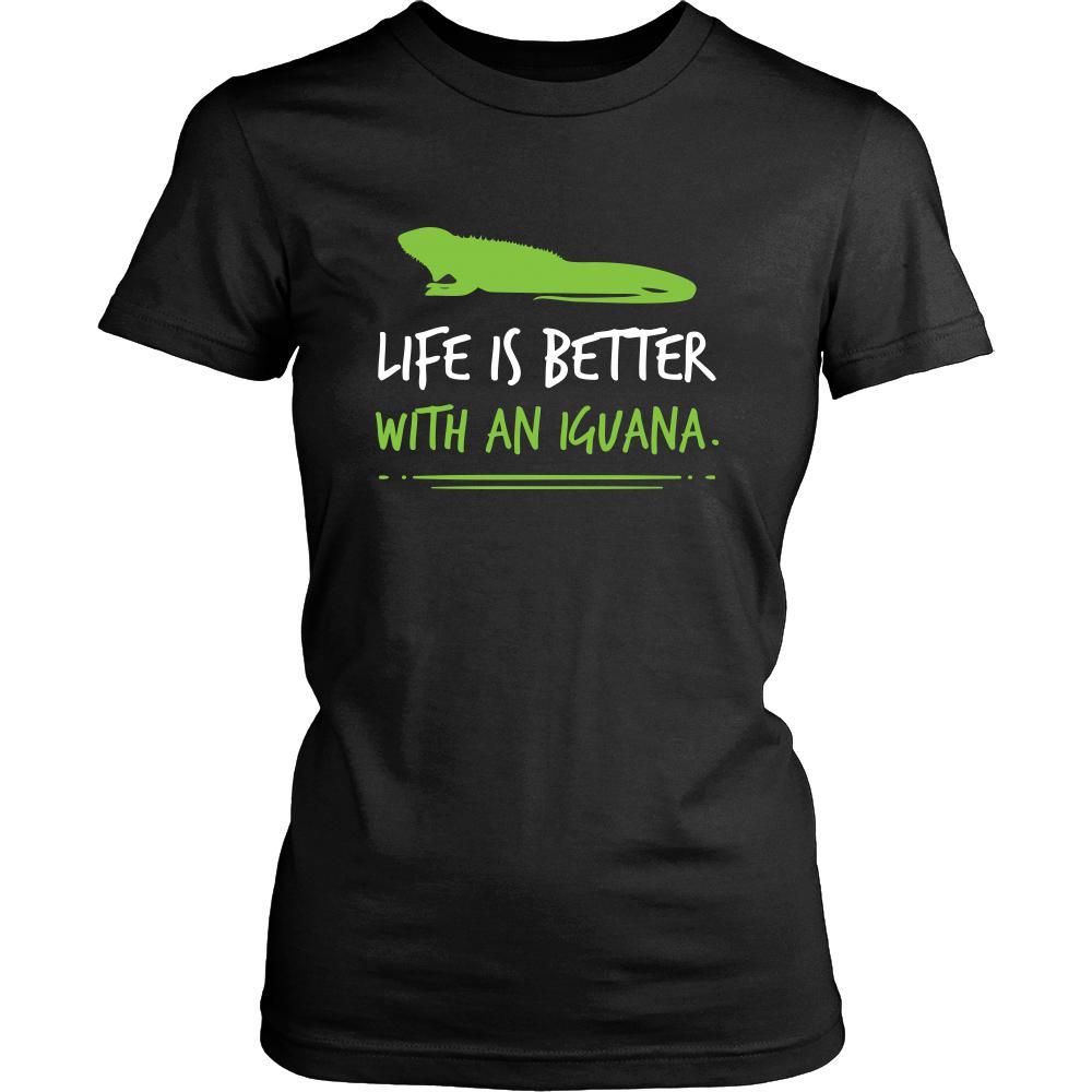 Iguanas Shirt - Life is Better with an Iguana - Animal Lover Gift-T-shirt-Teelime | shirts-hoodies-mugs