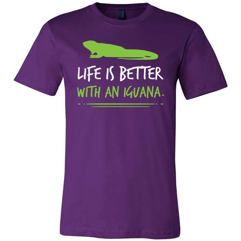 Iguanas Shirt - Life is Better with an Iguana - Animal Lover Gift-T-shirt-Teelime | shirts-hoodies-mugs