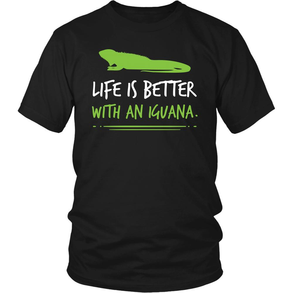 Iguanas Shirt - Life is Better with an Iguana - Animal Lover Gift-T-shirt-Teelime | shirts-hoodies-mugs