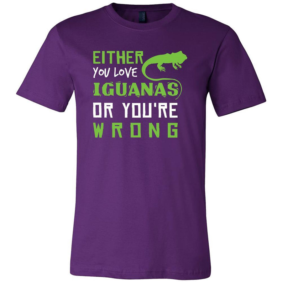 Iguanas Shirt - Love or Wrong - Animal Lover Gift-T-shirt-Teelime | shirts-hoodies-mugs