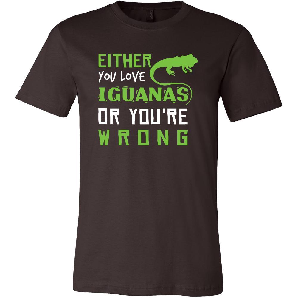 Iguanas Shirt - Love or Wrong - Animal Lover Gift-T-shirt-Teelime | shirts-hoodies-mugs