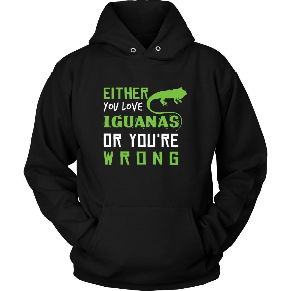 Iguanas Shirt - Love or Wrong - Animal Lover Gift-T-shirt-Teelime | shirts-hoodies-mugs