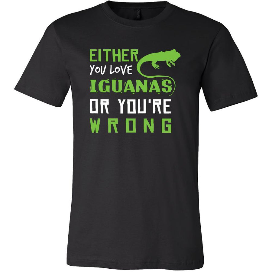 Iguanas Shirt - Love or Wrong - Animal Lover Gift-T-shirt-Teelime | shirts-hoodies-mugs