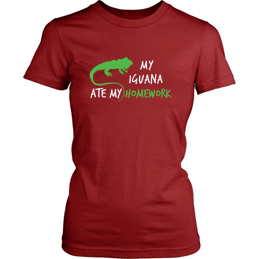 Iguanas Shirt - My Iguana ate my Homework - Animal Lover Gift-T-shirt-Teelime | shirts-hoodies-mugs