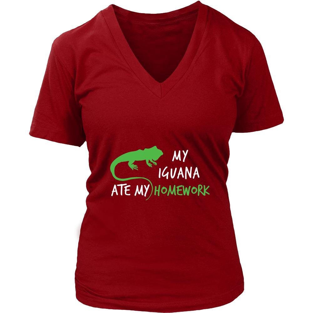 Iguanas Shirt - My Iguana ate my Homework - Animal Lover Gift-T-shirt-Teelime | shirts-hoodies-mugs