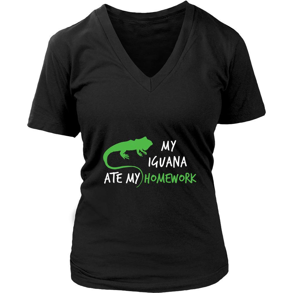 Iguanas Shirt - My Iguana ate my Homework - Animal Lover Gift-T-shirt-Teelime | shirts-hoodies-mugs