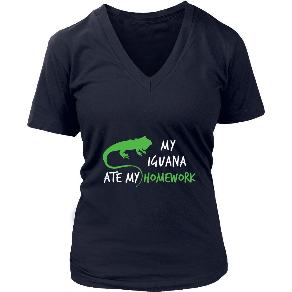 Iguanas Shirt - My Iguana ate my Homework - Animal Lover Gift-T-shirt-Teelime | shirts-hoodies-mugs