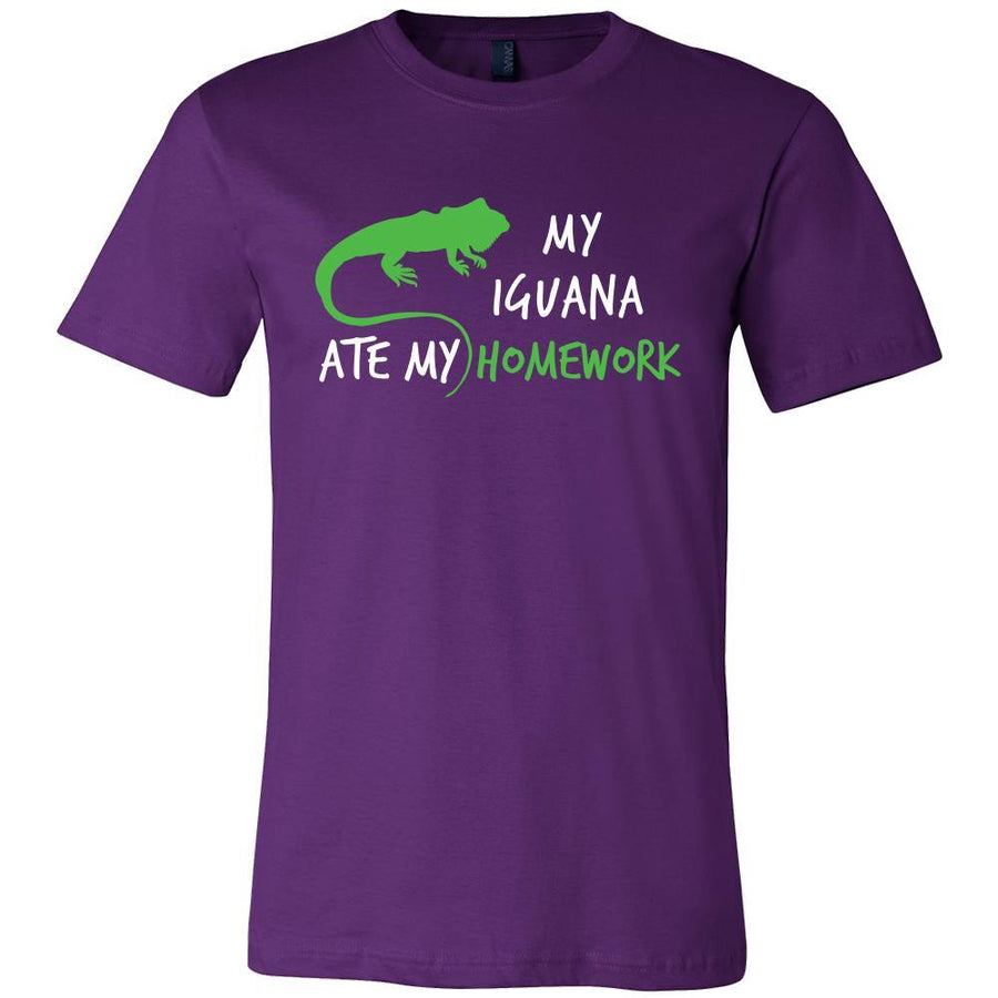 Iguanas Shirt - My Iguana ate my Homework - Animal Lover Gift-T-shirt-Teelime | shirts-hoodies-mugs