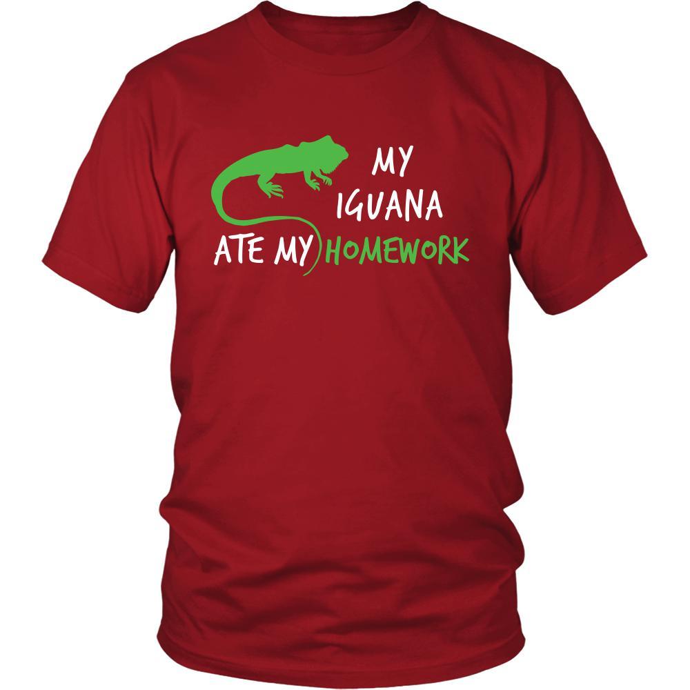 Iguanas Shirt - My Iguana ate my Homework - Animal Lover Gift-T-shirt-Teelime | shirts-hoodies-mugs