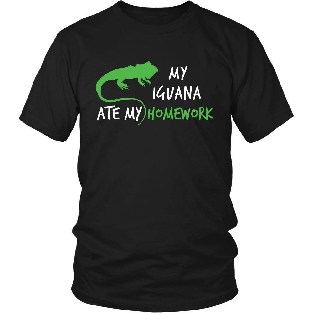 Iguanas Shirt - My Iguana ate my Homework - Animal Lover Gift-T-shirt-Teelime | shirts-hoodies-mugs
