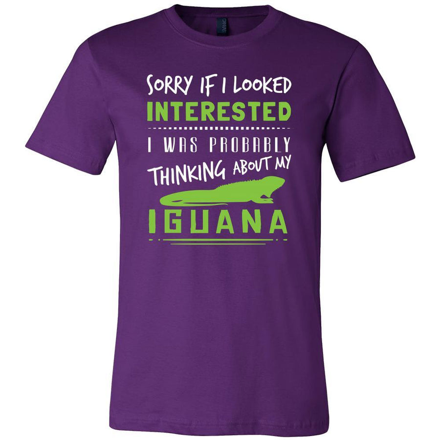 Iguanas Shirt - Thinking About Iguana - Animal Lover Gift-T-shirt-Teelime | shirts-hoodies-mugs
