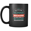 I'm called nonna because i'm too cool to be called grandmother Gift Ideas for Grandma 11oz Black-Drinkware-Teelime | shirts-hoodies-mugs