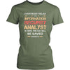 Information Security Analyst Shirt - Everyone relax the information security analyst is here, the day will be save shortly - Profession Gift-T-shirt-Teelime | shirts-hoodies-mugs