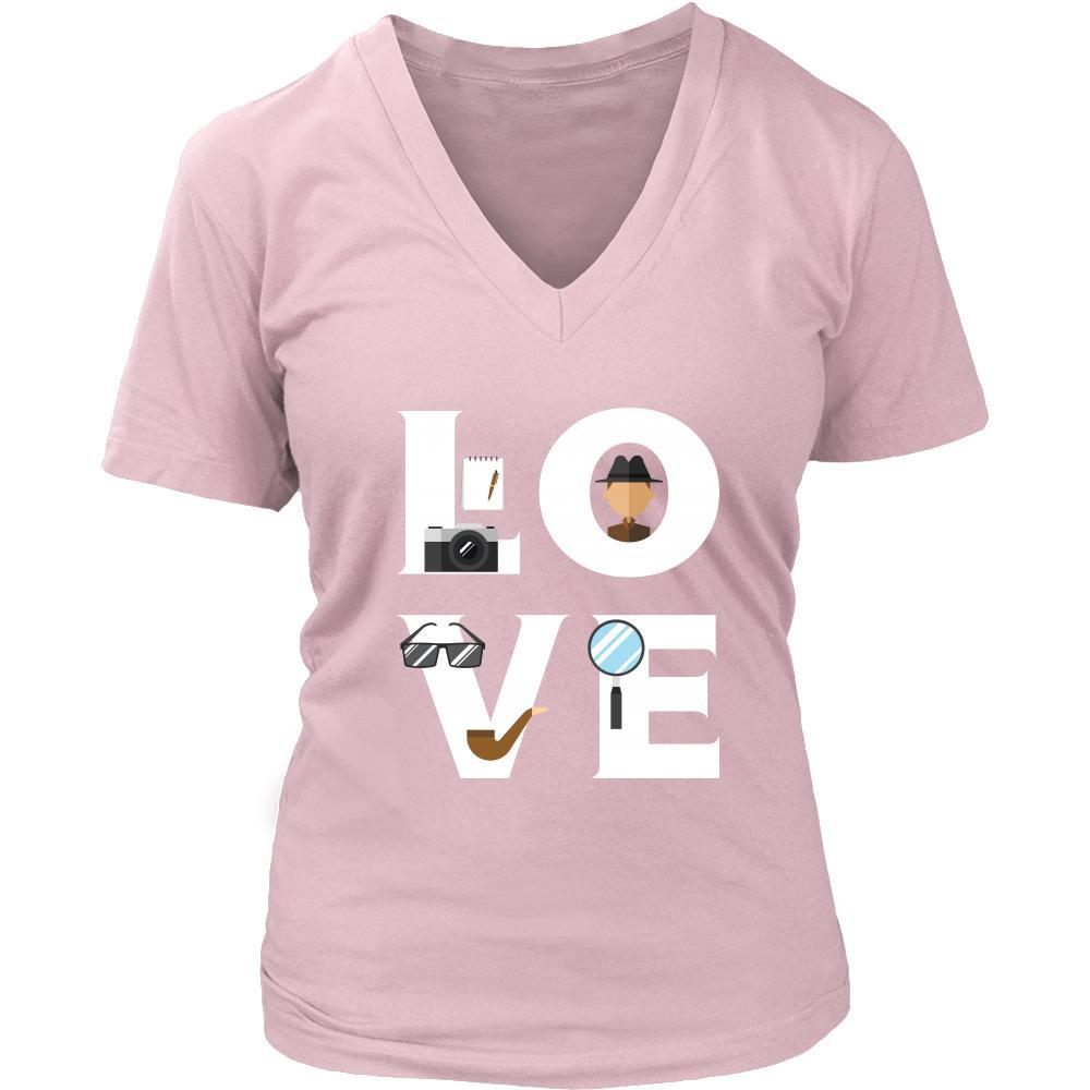 Inspector - LOVE Inspector - Investigate Profession/Job Shirt-T-shirt-Teelime | shirts-hoodies-mugs