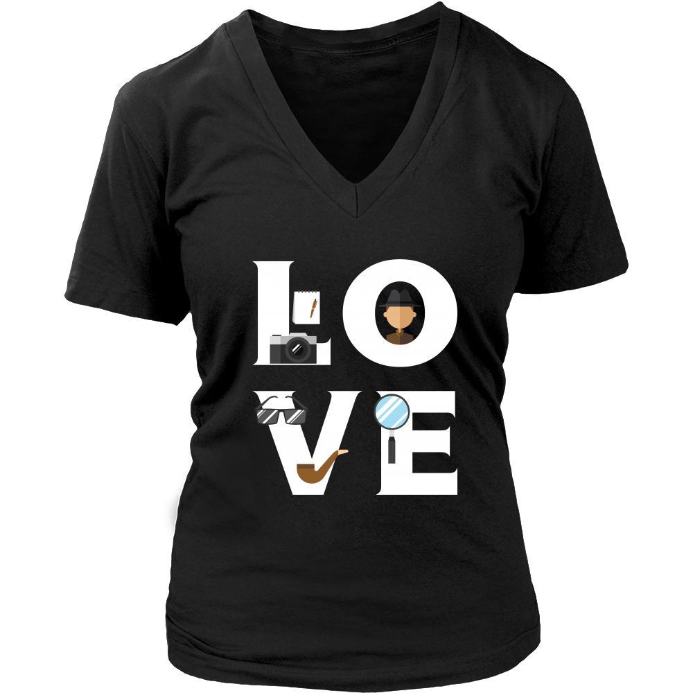 Inspector - LOVE Inspector - Investigate Profession/Job Shirt-T-shirt-Teelime | shirts-hoodies-mugs