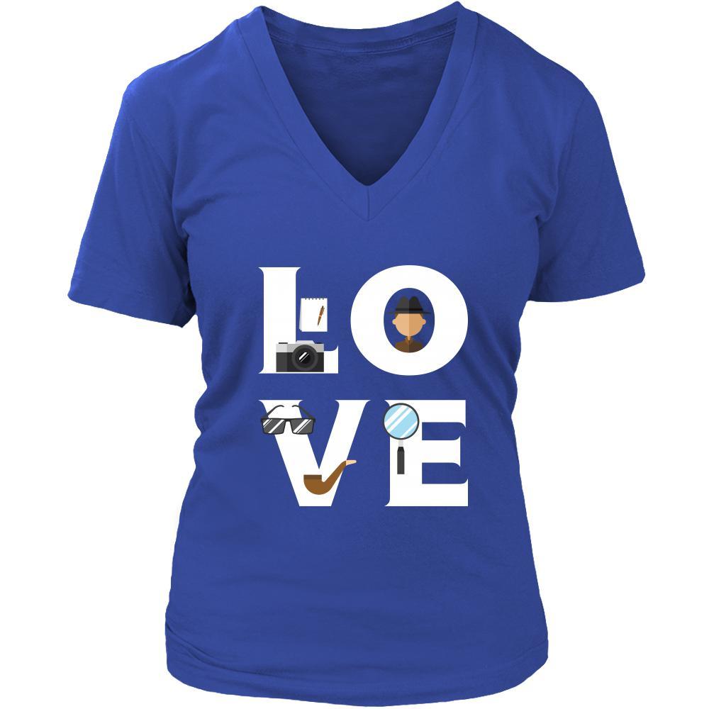 Inspector - LOVE Inspector - Investigate Profession/Job Shirt-T-shirt-Teelime | shirts-hoodies-mugs