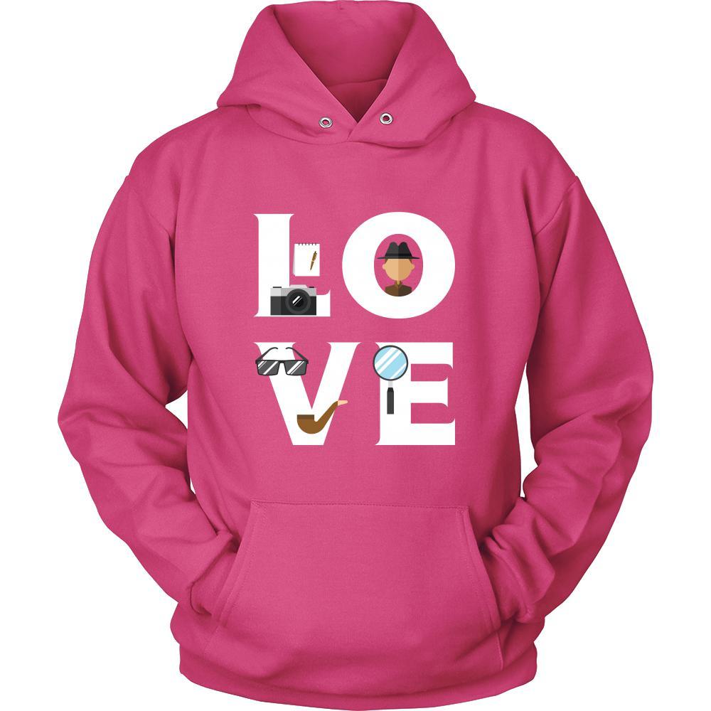 Inspector - LOVE Inspector - Investigate Profession/Job Shirt-T-shirt-Teelime | shirts-hoodies-mugs