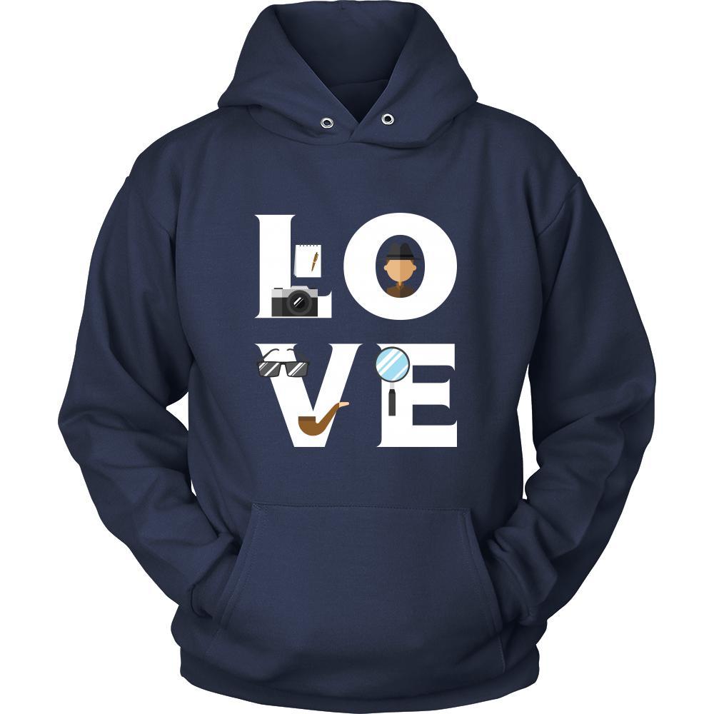 Inspector - LOVE Inspector - Investigate Profession/Job Shirt-T-shirt-Teelime | shirts-hoodies-mugs