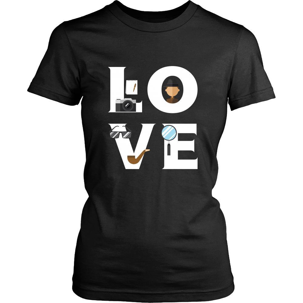 Inspector - LOVE Inspector - Investigate Profession/Job Shirt-T-shirt-Teelime | shirts-hoodies-mugs