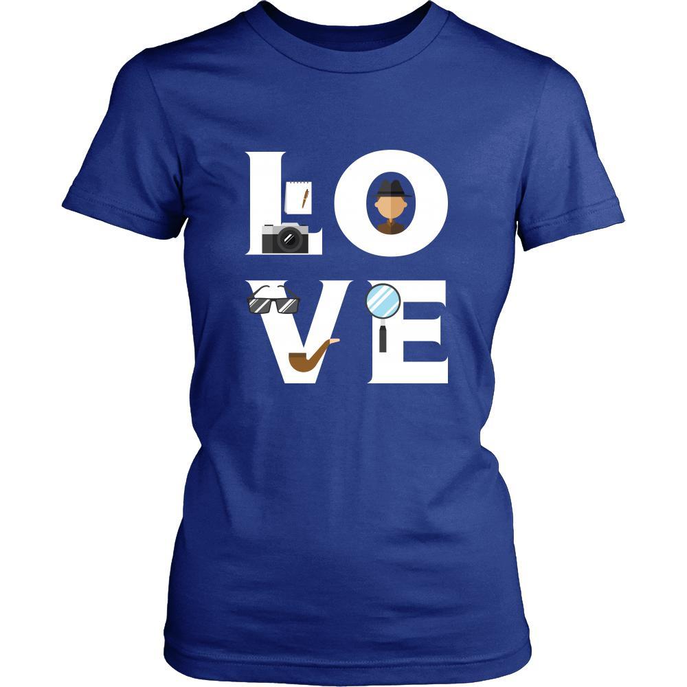 Inspector - LOVE Inspector - Investigate Profession/Job Shirt-T-shirt-Teelime | shirts-hoodies-mugs