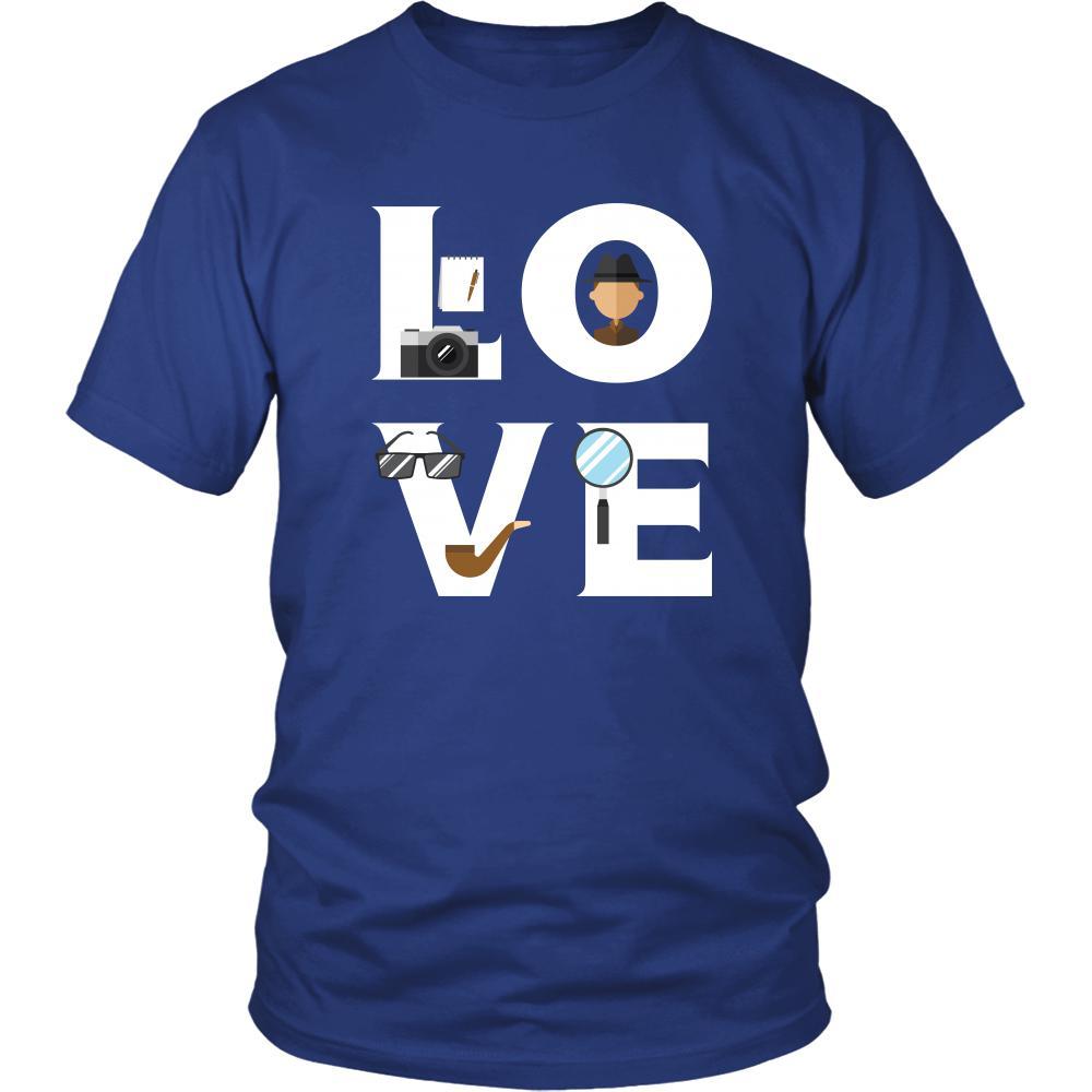 Inspector - LOVE Inspector - Investigate Profession/Job Shirt-T-shirt-Teelime | shirts-hoodies-mugs