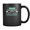 Insurance sales agent I'm a insurance sales agent what's your superpower? 11oz Black Mug-Drinkware-Teelime | shirts-hoodies-mugs