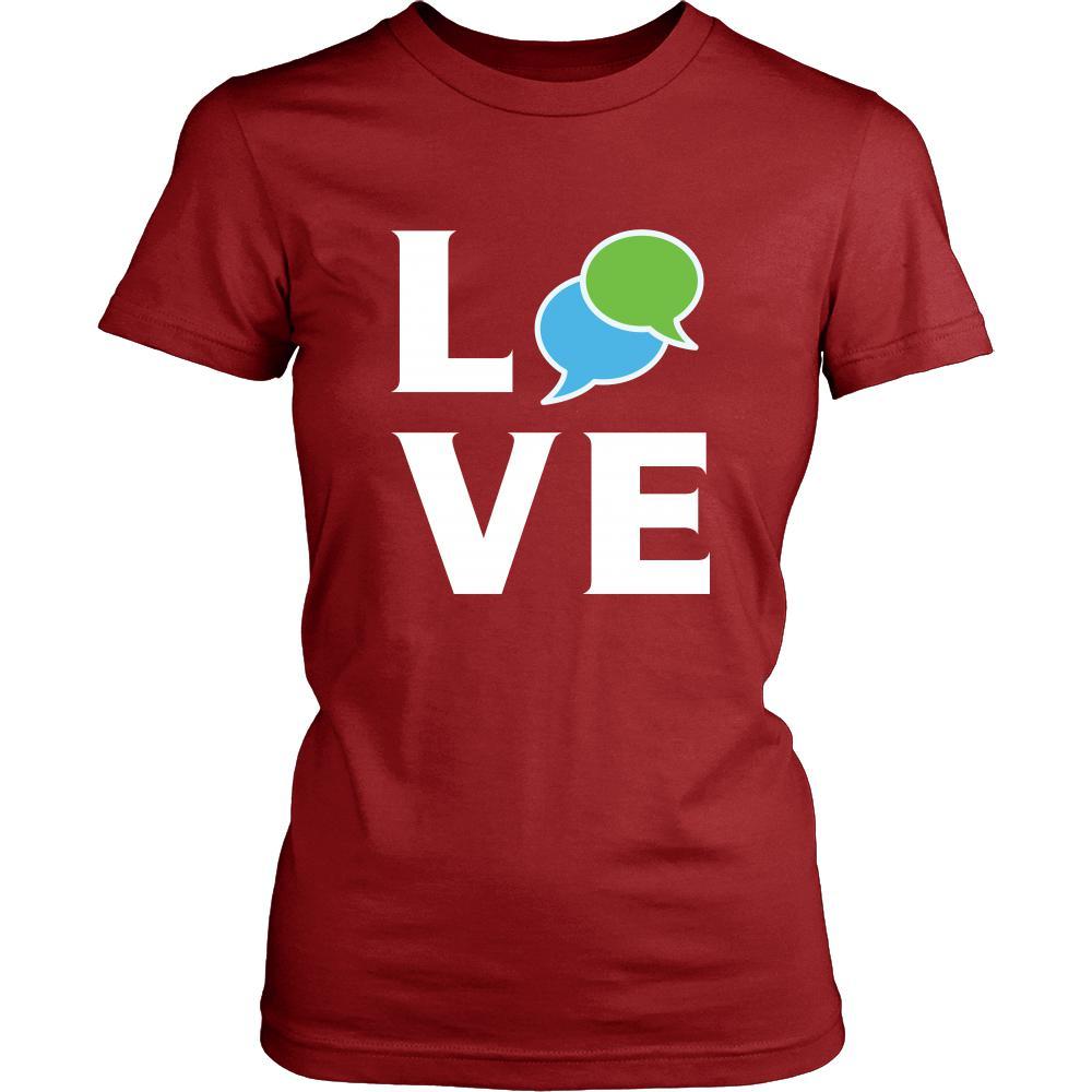 Interpreter - LOVE Interpreter - Translator Profession/Job Shirt-T-shirt-Teelime | shirts-hoodies-mugs