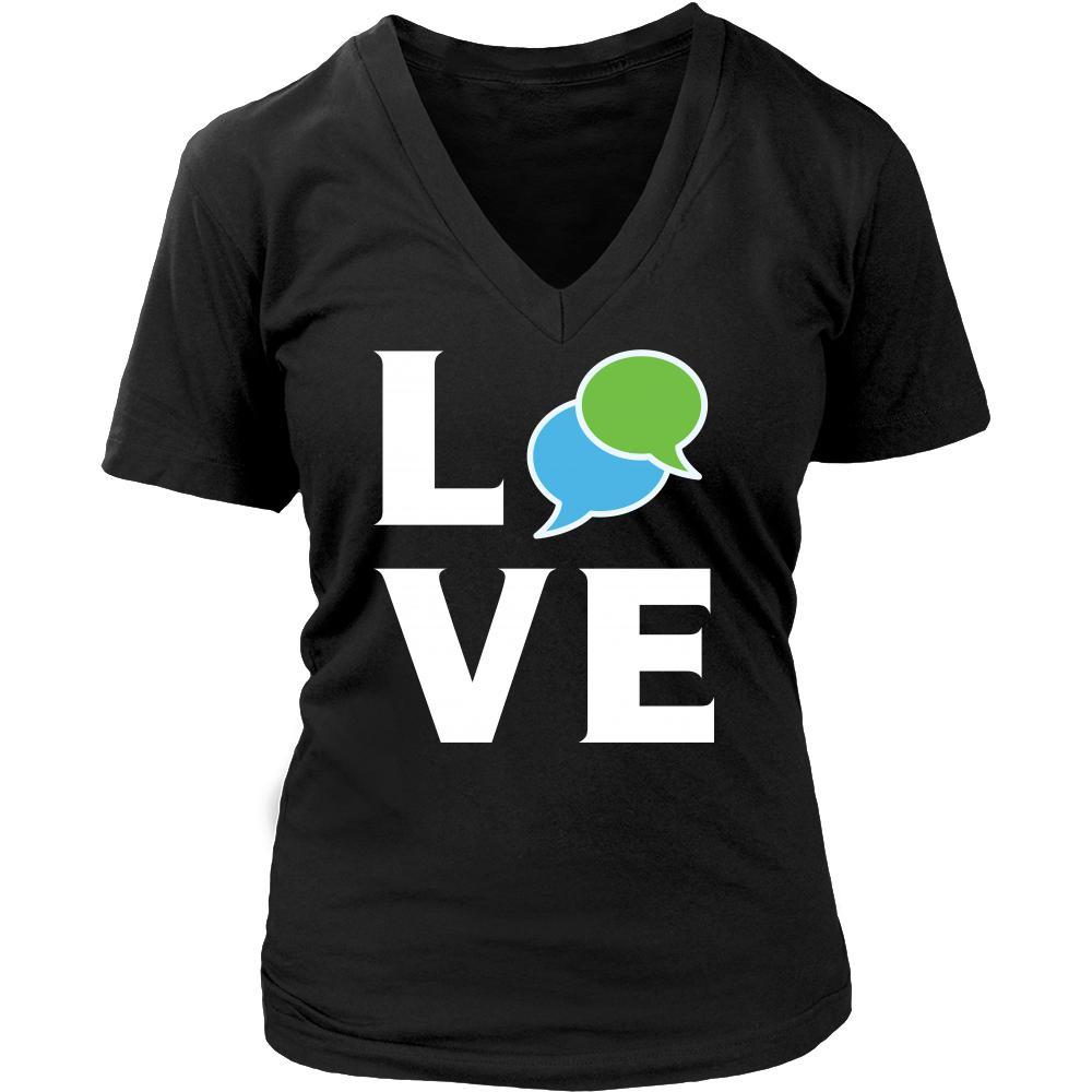 Interpreter - LOVE Interpreter - Translator Profession/Job Shirt-T-shirt-Teelime | shirts-hoodies-mugs