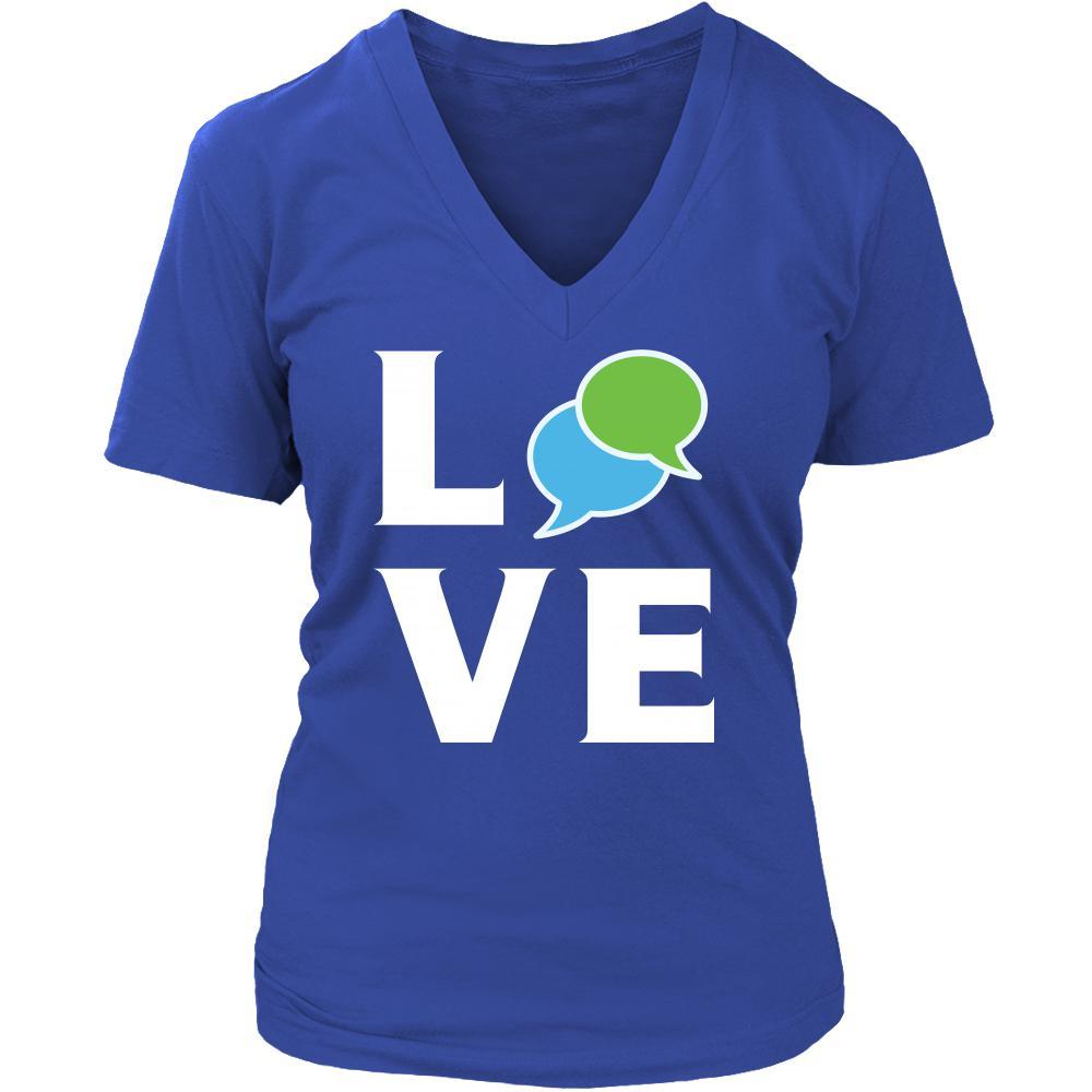Interpreter - LOVE Interpreter - Translator Profession/Job Shirt-T-shirt-Teelime | shirts-hoodies-mugs
