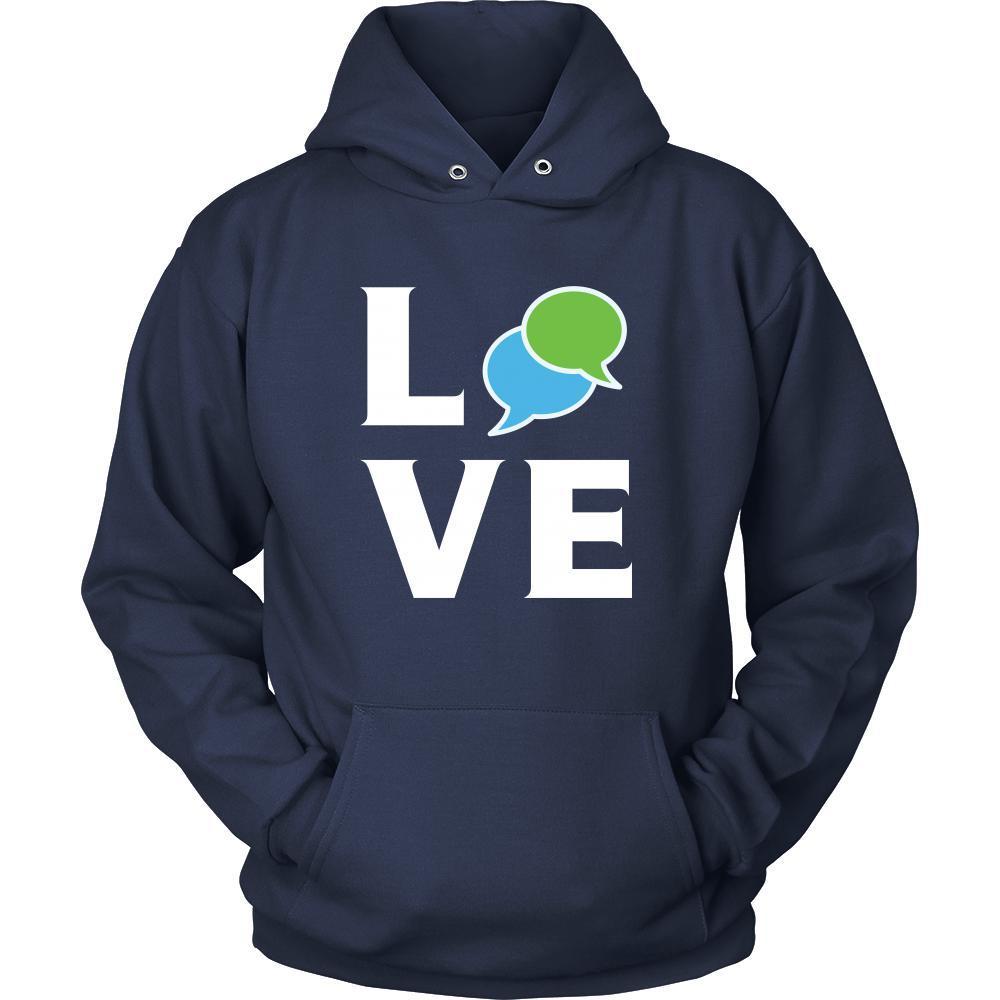 Interpreter - LOVE Interpreter - Translator Profession/Job Shirt-T-shirt-Teelime | shirts-hoodies-mugs