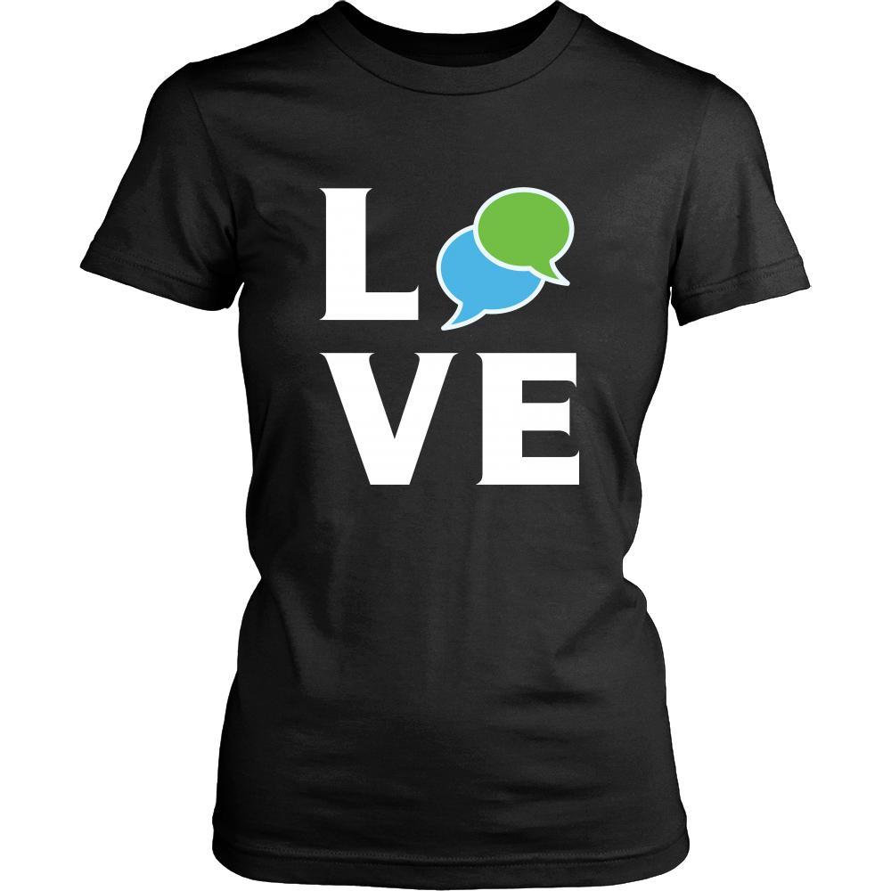 Interpreter - LOVE Interpreter - Translator Profession/Job Shirt-T-shirt-Teelime | shirts-hoodies-mugs