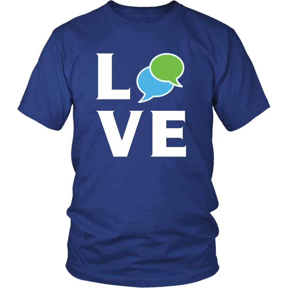 Interpreter - LOVE Interpreter - Translator Profession/Job Shirt-T-shirt-Teelime | shirts-hoodies-mugs