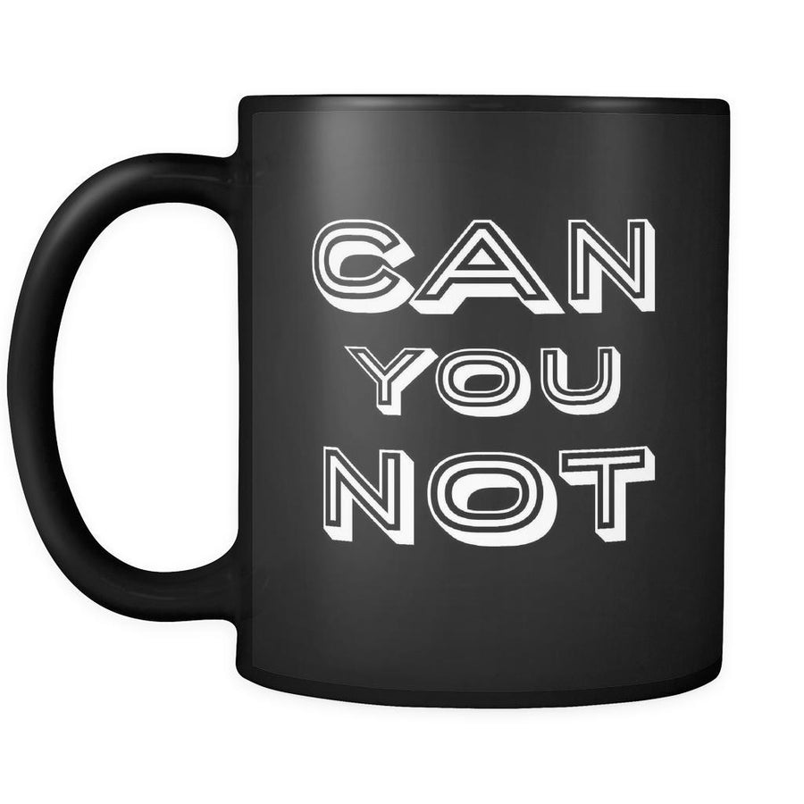 Introverts Can You Not 11oz Black Mug-Drinkware-Teelime | shirts-hoodies-mugs