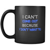 Introverts I Can't Come Out Bacause I Don't Want To 11oz Black Mug-Drinkware-Teelime | shirts-hoodies-mugs