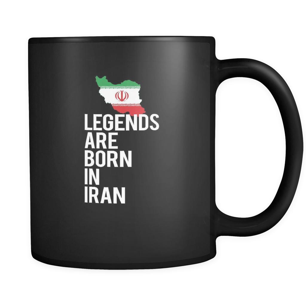 Iran Legends are born in Iran 11oz Black Mug-Drinkware-Teelime | shirts-hoodies-mugs