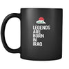 Iraq Legends are born in Iraq 11oz Black Mug-Drinkware-Teelime | shirts-hoodies-mugs