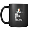 Ireland Legends are born in Ireland 11oz Black Mug-Drinkware-Teelime | shirts-hoodies-mugs