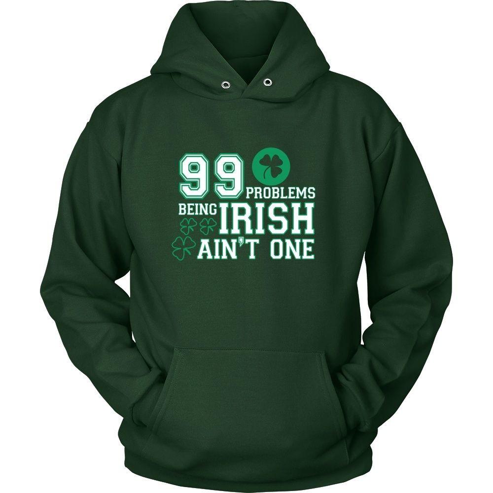 Irish Funny T Shirt - 99 problems but being Irish ain't one-T-shirt-Teelime | shirts-hoodies-mugs