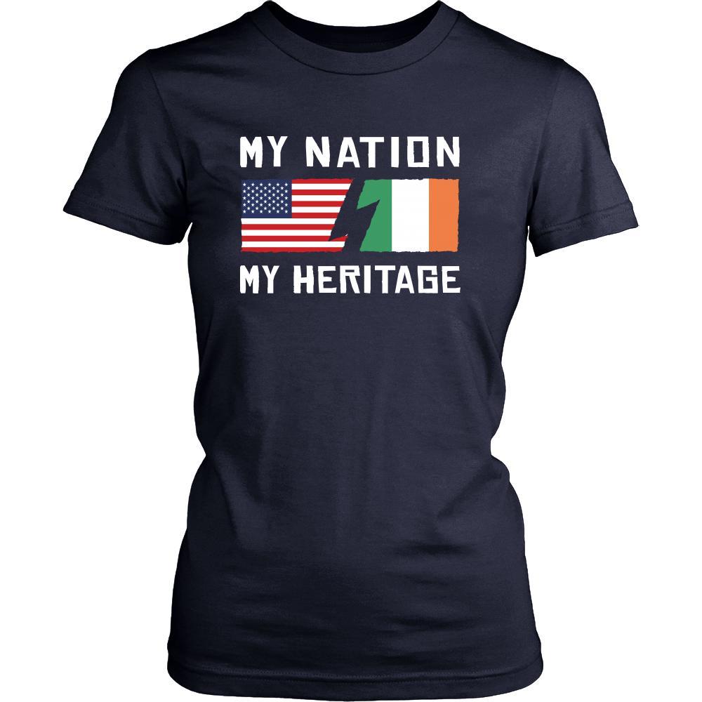 Irish Shirt - My Nation - My Heritage - Native Roots Gift-T-shirt-Teelime | shirts-hoodies-mugs