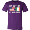 Irish Shirt - My Nation - My Heritage - Native Roots Gift-T-shirt-Teelime | shirts-hoodies-mugs