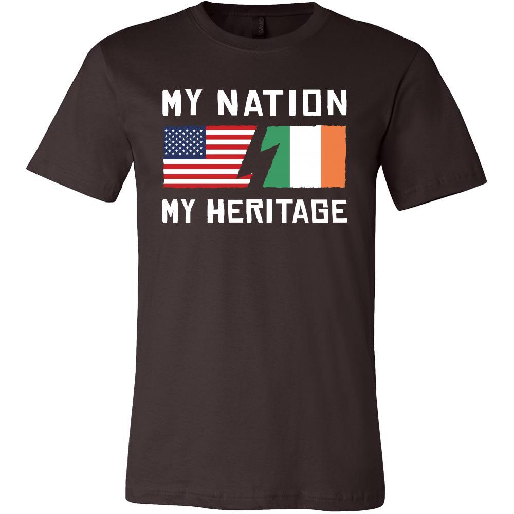Irish Shirt - My Nation - My Heritage - Native Roots Gift-T-shirt-Teelime | shirts-hoodies-mugs