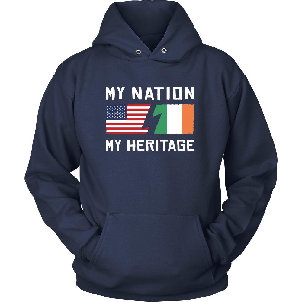 Irish Shirt - My Nation - My Heritage - Native Roots Gift-T-shirt-Teelime | shirts-hoodies-mugs