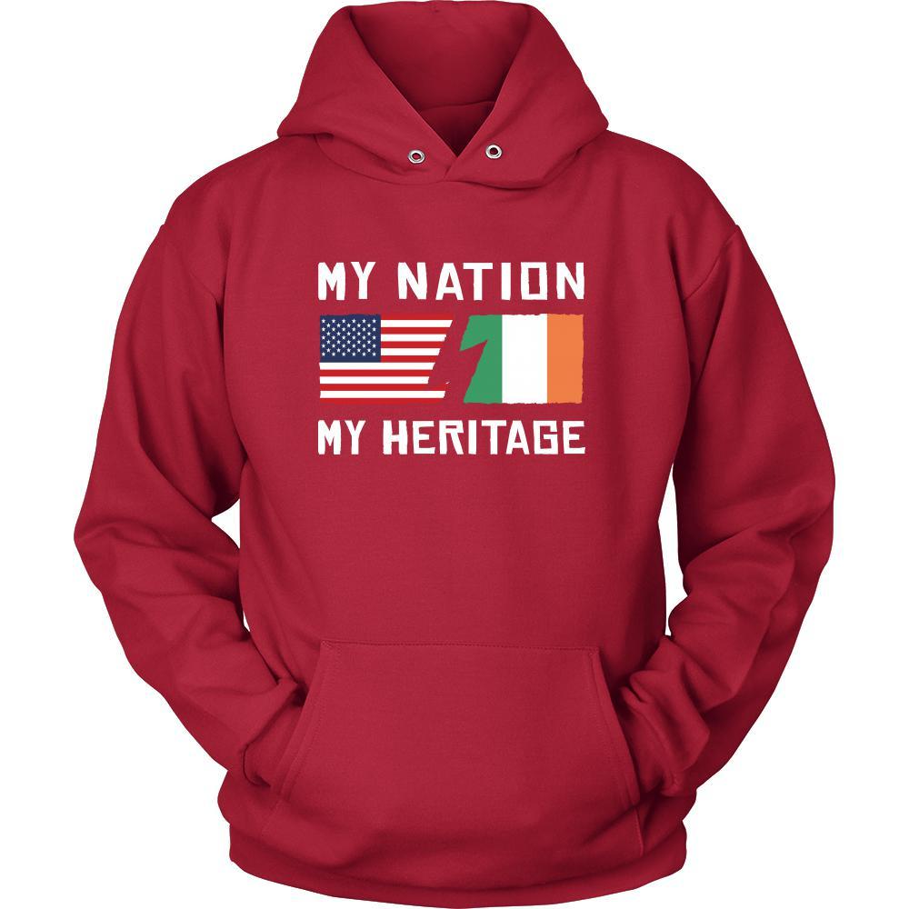 Irish Shirt - My Nation - My Heritage - Native Roots Gift-T-shirt-Teelime | shirts-hoodies-mugs