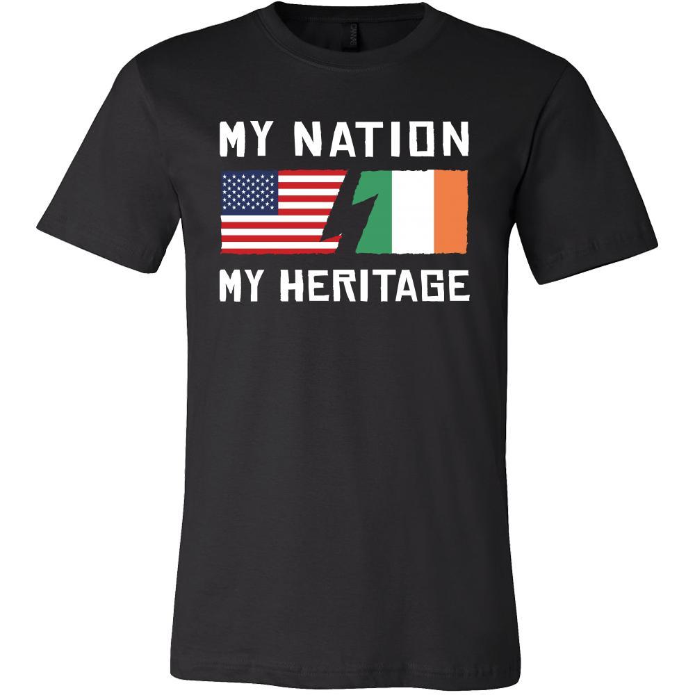 Irish Shirt - My Nation - My Heritage - Native Roots Gift-T-shirt-Teelime | shirts-hoodies-mugs