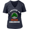 Irish T Shirt - I survived an Irish Childhood-T-shirt-Teelime | shirts-hoodies-mugs