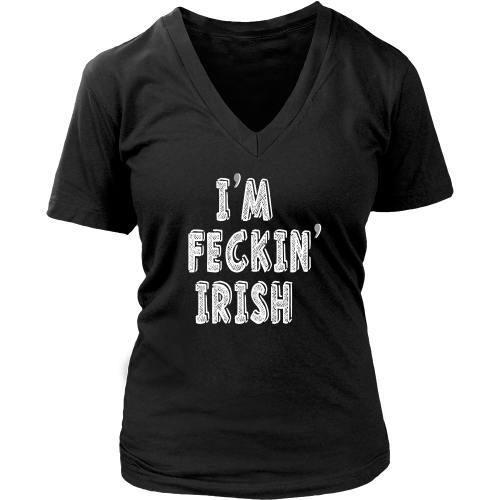 Irish T Shirt - I'm feckin' Irish-T-shirt-Teelime | shirts-hoodies-mugs