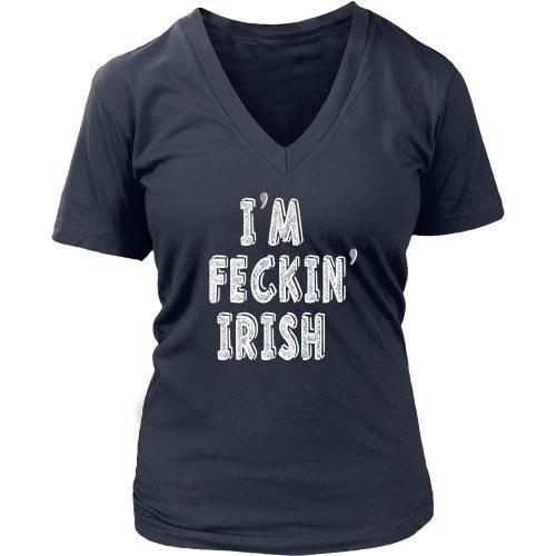 Irish T Shirt - I'm feckin' Irish-T-shirt-Teelime | shirts-hoodies-mugs