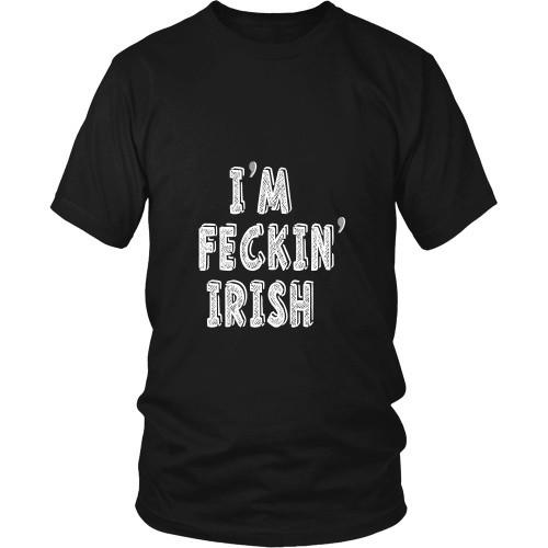 Irish T Shirt - I'm feckin' Irish-T-shirt-Teelime | shirts-hoodies-mugs