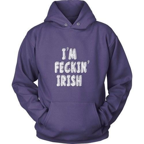 Irish T Shirt - I'm feckin' Irish-T-shirt-Teelime | shirts-hoodies-mugs